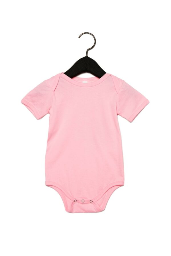 Bella + Canvas®100B Heather Baby Jersey Short Sleeve Tee Bodysuit - Image 2