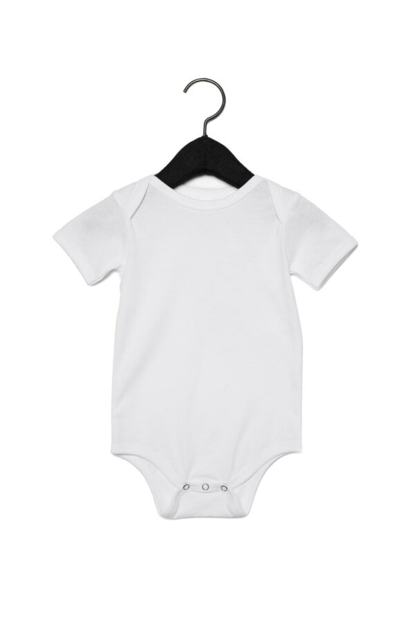 Bella + Canvas®100B Heather Baby Jersey Short Sleeve Tee Bodysuit - Image 5