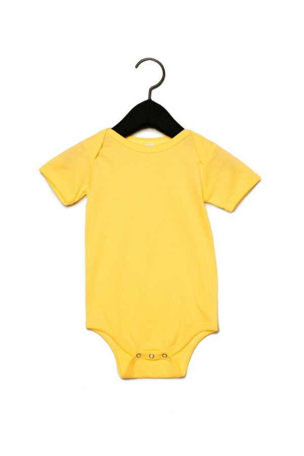 Bella + Canvas®100B Heather Baby Jersey Short Sleeve Tee Bodysuit - Image 3