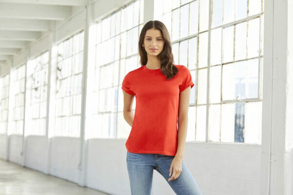 Women's Relaxed T-Shirt | Bella+Canvas® 6400 Solid Colors