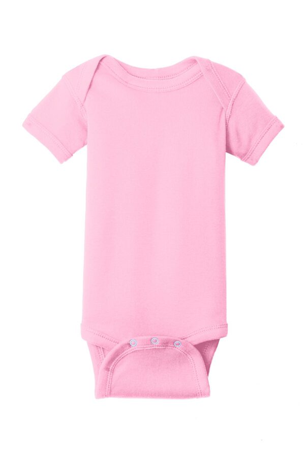 Rabbit Skins™ RS4400 Infant Short Sleeve Baby Rib Bodysuit - Image 5