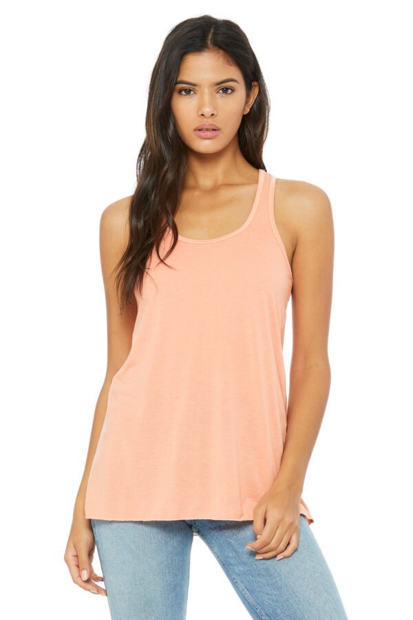 Womens Flowy Raceback Tank | Bella+Canvas® 8800 Solid Colors - Image 5