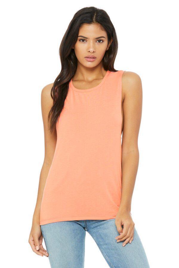 Women's Flowy Scoop Muscle Tank | Bella+Canvas® 8803 Solid Colors - Image 5